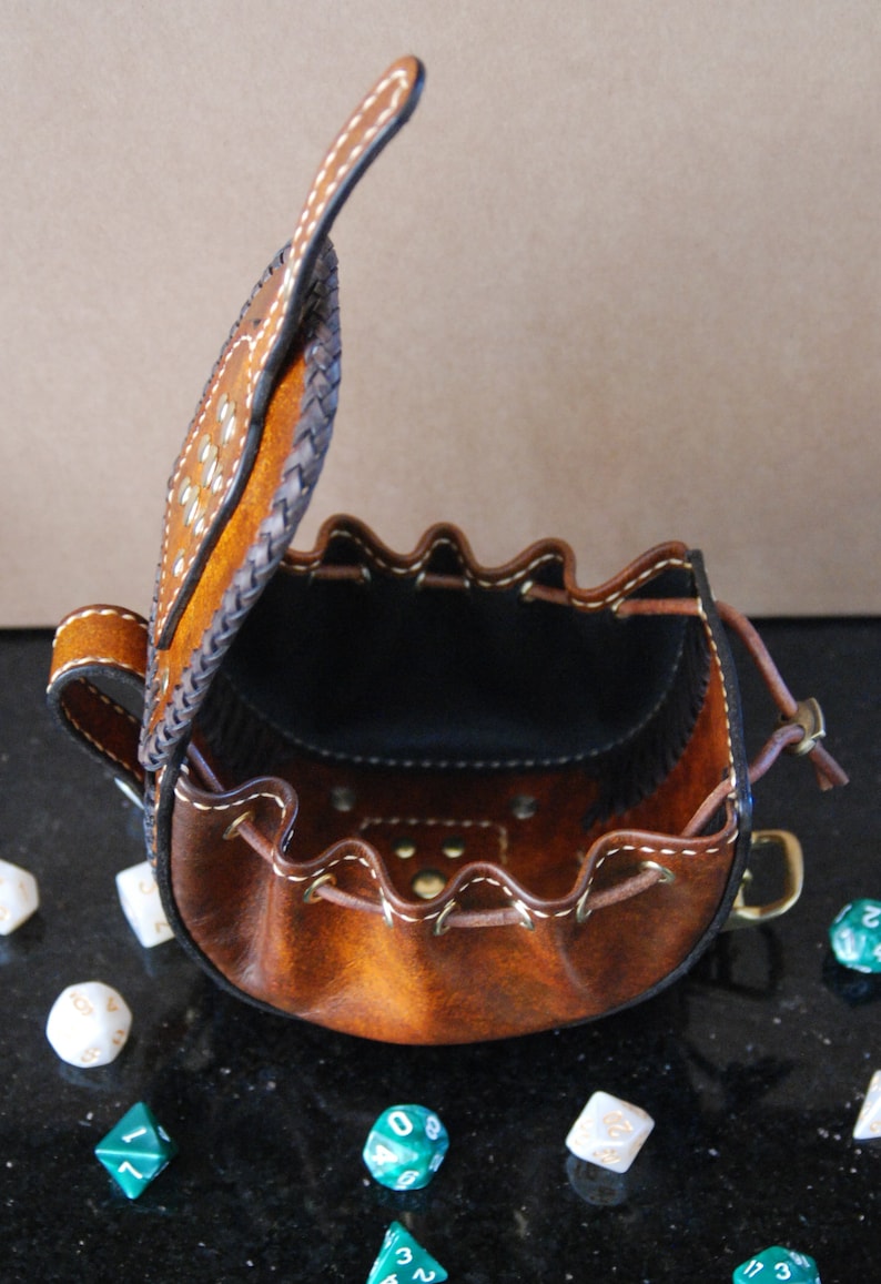 Leather Dice Bag Dice Pouch Medieval Coin Purse Etsy Canada