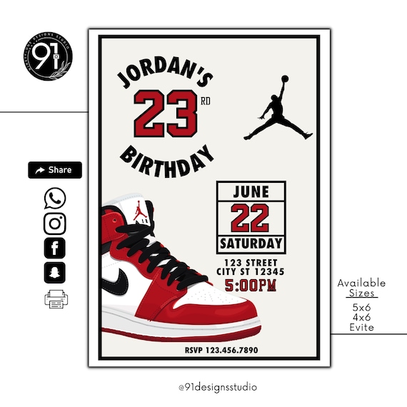Jordan Jumpman Birthday Party Theme Etsy