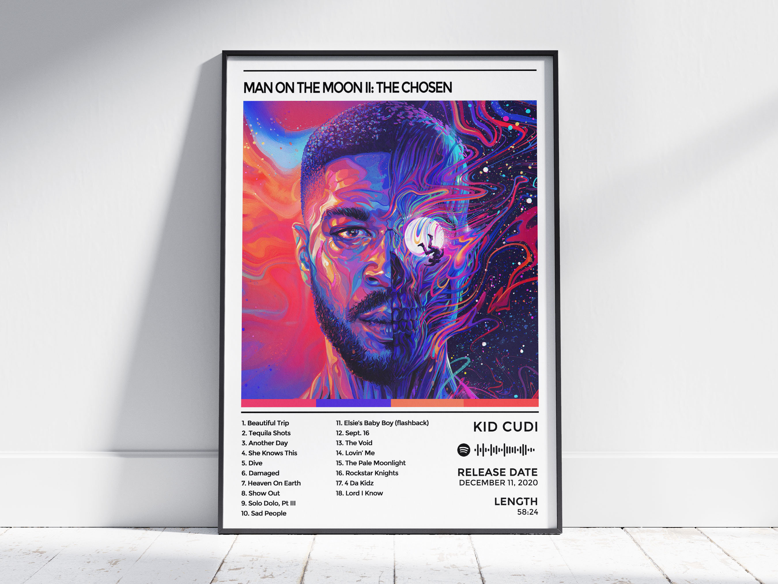 Kid Cudi Man On The Moon III Album Cover Poster