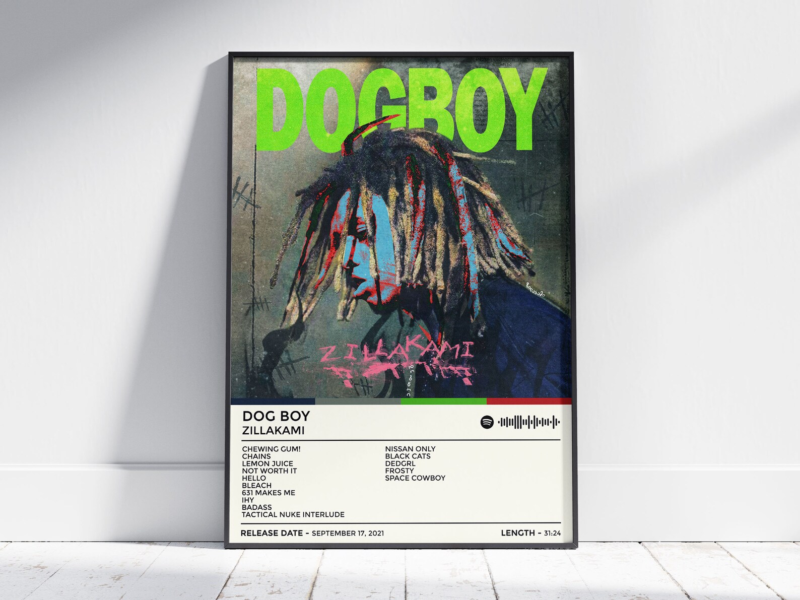 Zillakami Dog Boy Album Cover Poster / Personalised Wall Art / Etsy