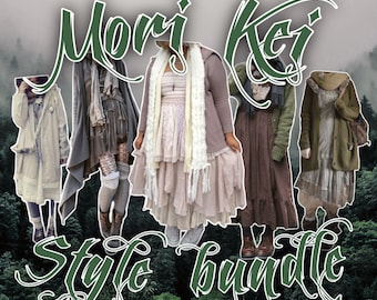 Komplett gestyltes Mori-Kei-Mystery-Style-Paket