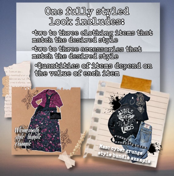 Fairy Grunge Fully Styled Style Bundle - Etsy