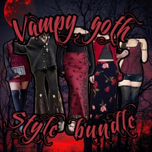 Vampy Goth Fully Styled Style Bundle | Style box personal capsule