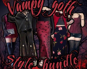 Paquete de estilo totalmente estilizado Vampy Goth / Cápsula personal de caja de estilo