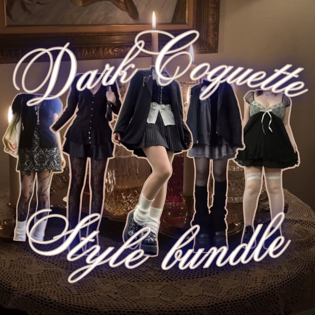 Dark Coquette Fully Styled Mystery Style Bundle - Etsy