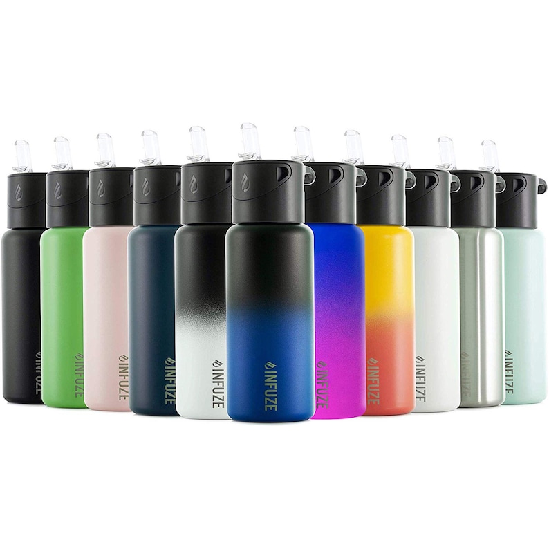Infuze 32oz Vessel Water Bottle With Flavor Lid Etsy