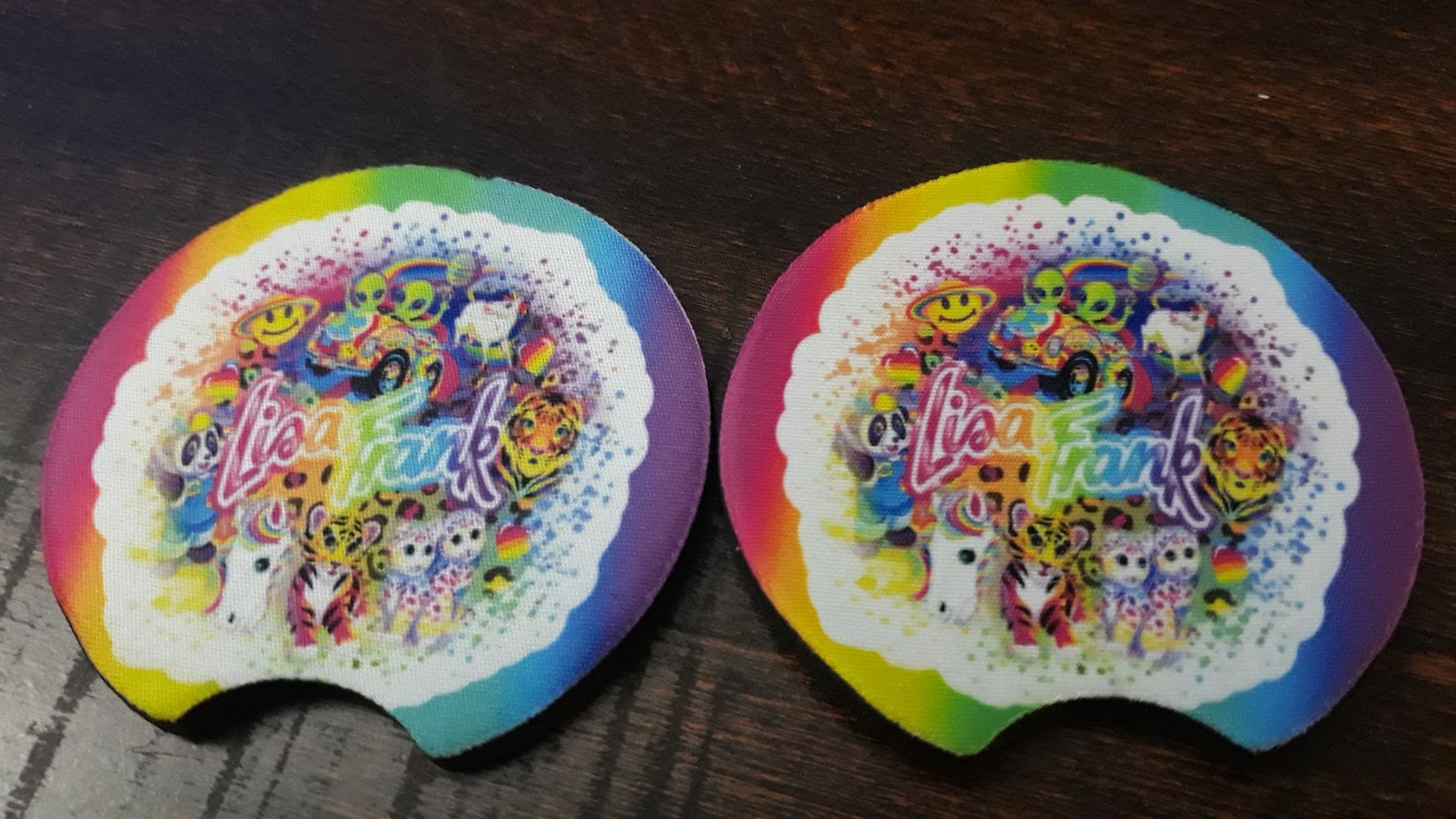 Lisa Frank Car Coasters - Etsy