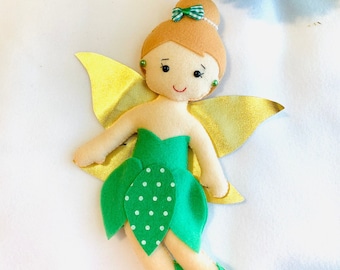 Fairy garland - Fairy Nursery- Felt Garland- Felt Fairy- Felt wall Decor - Kids Wall Decor - Nursery Garland