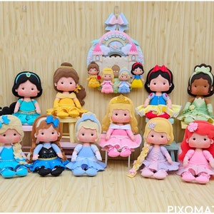Princess dolls , Hand made princess stuff doll, Princess accessories, Princess nursery decor