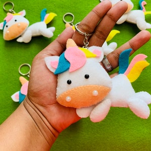 Unicorn key chain, keychains for girls, Unicorn theme keychains, Unicorn ornament, kids as gifts