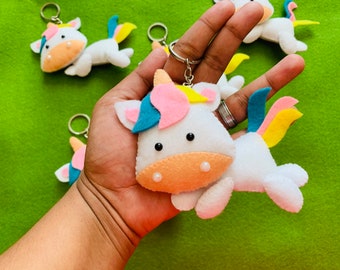 Unicorn key chain, keychains for girls, Unicorn theme keychains, Unicorn ornament, kids as gifts