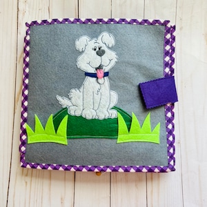 Personalized Busy Book| Quiet Book| Montessori Book| Felt Book| Sensory Book| Toddler Activity Book