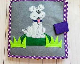 Personalized Busy Book| Quiet Book| Montessori Book| Felt Book| Sensory Book| Toddler Activity Book