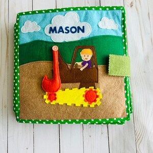 personalized Busy Book| Quiet Book| Montessori Book| Felt Book| Sensory Book| Toddler Activity Book