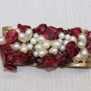 Early Miriam Haskell White Flower Brooch Vintage – The Jewelry Lady's Store