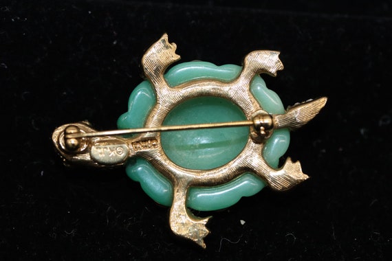 Vintage Signed Kenneth Jay Lane KJL Enamel Turtle… - image 5