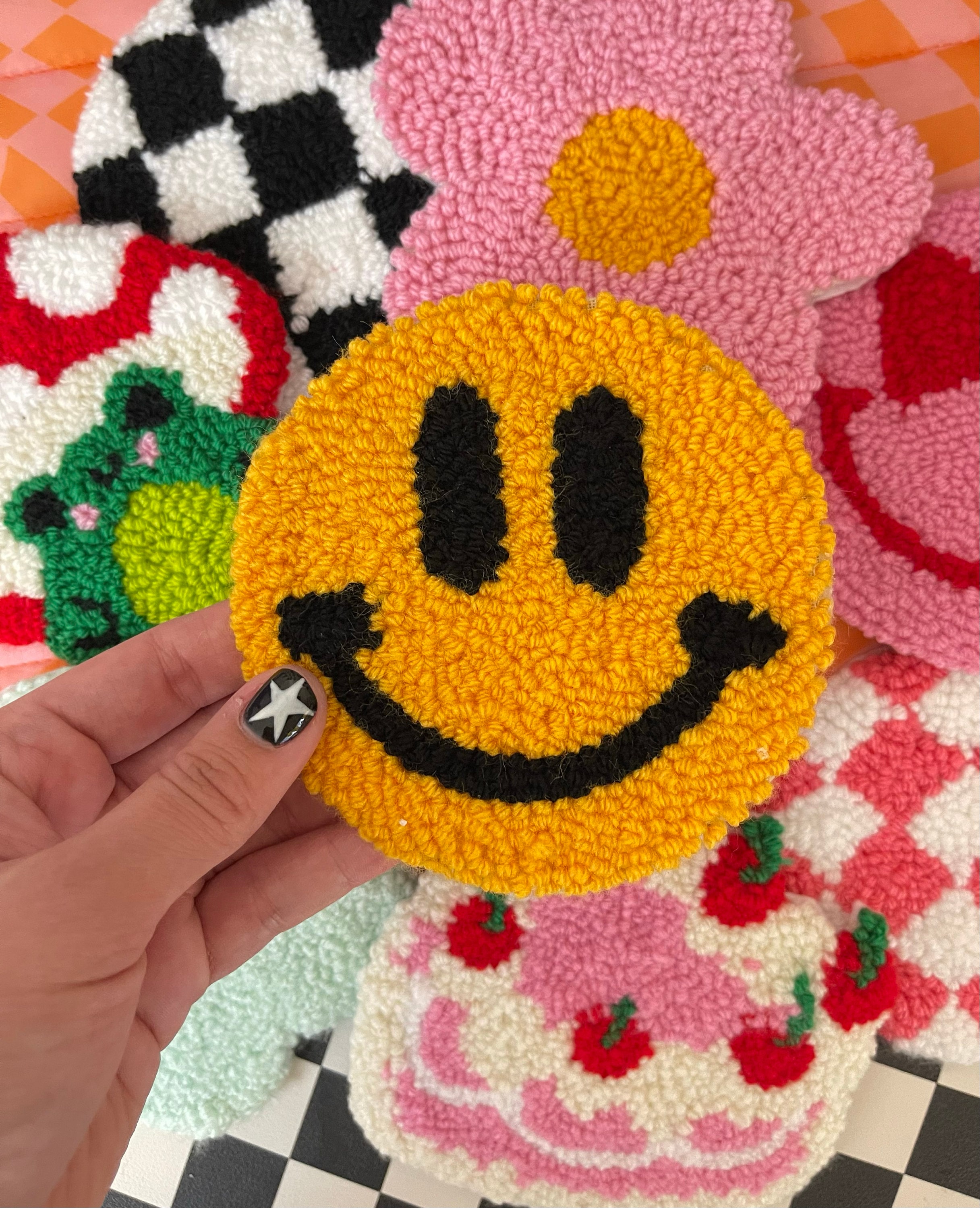 Happy Mug Rugs - Etsy