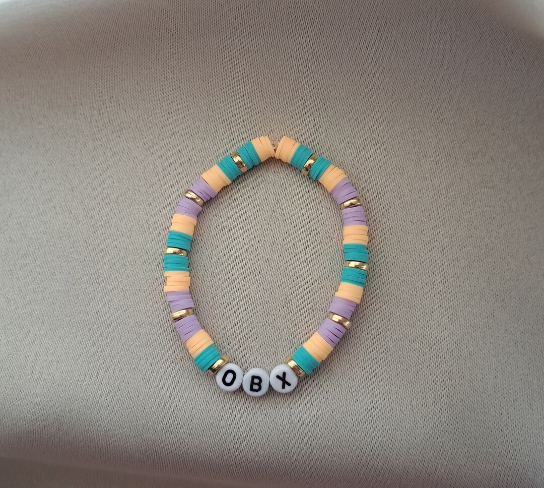 Outer Banks OBX Clay Bead Bracelet Etsy
