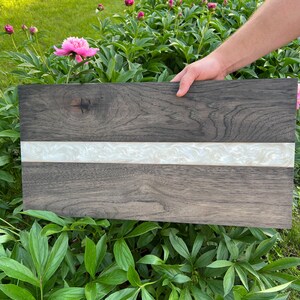 White Epoxy Serving Tray | Home Decor | Housewarming Gift | Decorative Tray