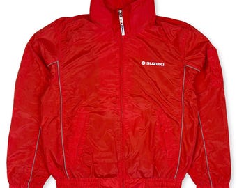 New Retro JDM Limited Promotional Japan Suzuki Carry Kei Truck Jacket Hoodie Red