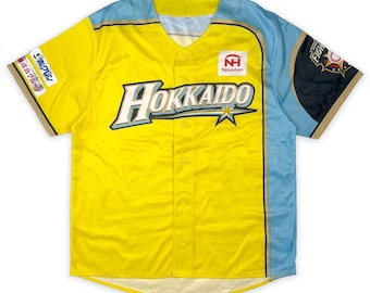 Hokkaido Nippon Ham Fighters #18 Saitoh Baseball Jersey Large Size