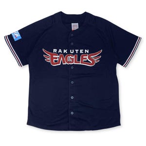 Äkta NPB Japan Baseball Tohoku Rakuten Eagles Tröja 2021 Svart