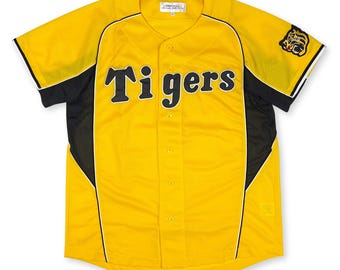 Retro New Mizuno NPB Japan Hanshin Tigers Fan Club Baseball Knit Jersey