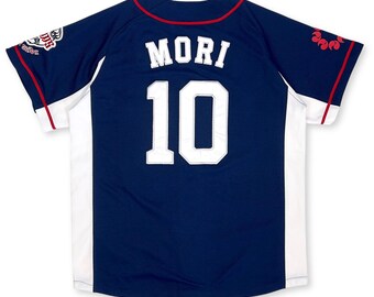 New Japan NPB Seibu Lions Tomoya Mori Japan Baseball Knit Jersey