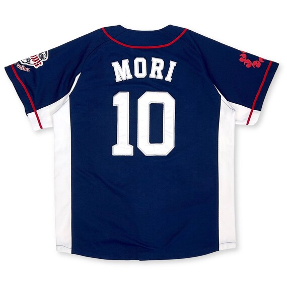 New Japan NPB Seibu Lions Tomoya Mori Japan Baseball Knit Jersey
