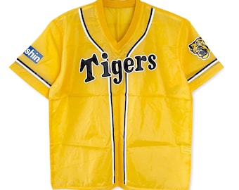 Rare Hanshin Tigers Official Kids Club Mizuno Baseball Shirt Size