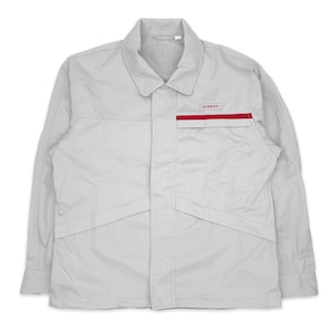 New Genuine Retro JDM Japan Nissan Technician Mechanic Staff Jacket Gray