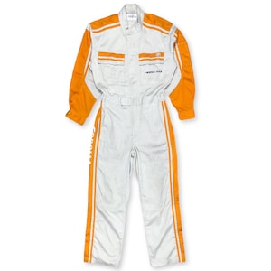 Jdm Retro Toyota Corolla Tecno Jumpsuit Coveralls Mechanic Suite Tsunagi Orange
