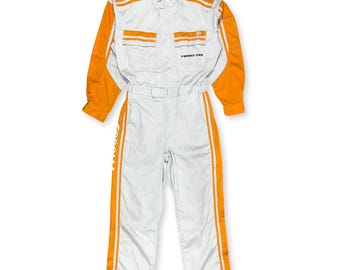 Jdm Retro Toyota Corolla Tecno Jumpsuit Coveralls Mechanic Suite Tsunagi Orange