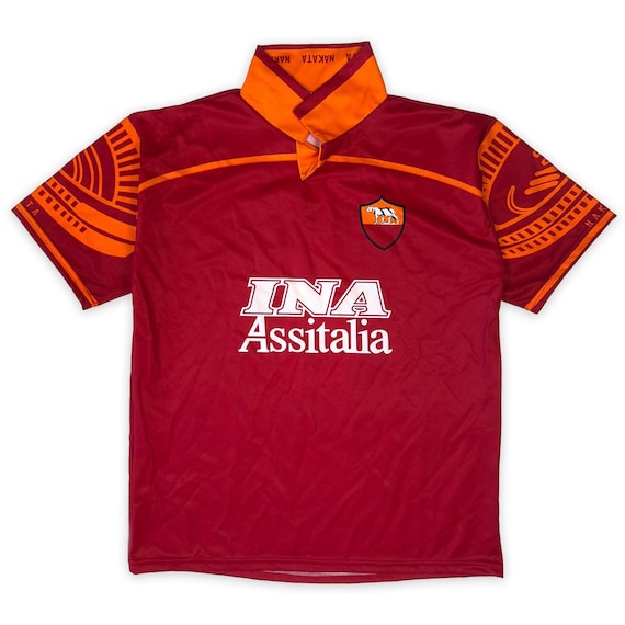 Vintage Premier League Hidetoshi Nakata Ina Assitalia Roma Soccer