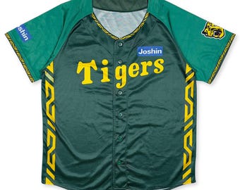HANSIN Tigers OSAKA ユニフォーム Lサイズ Vintage OSAKA Hanshin Tigers Japanese Baseball Jersey Size M-L