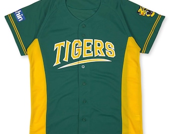 Rare Hanshin Tigers Official Kids Club Mizuno Baseball Shirt Size