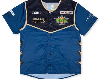 Hokkaido Nippon Ham Fighters #18 Saitoh Baseball Jersey Large Size