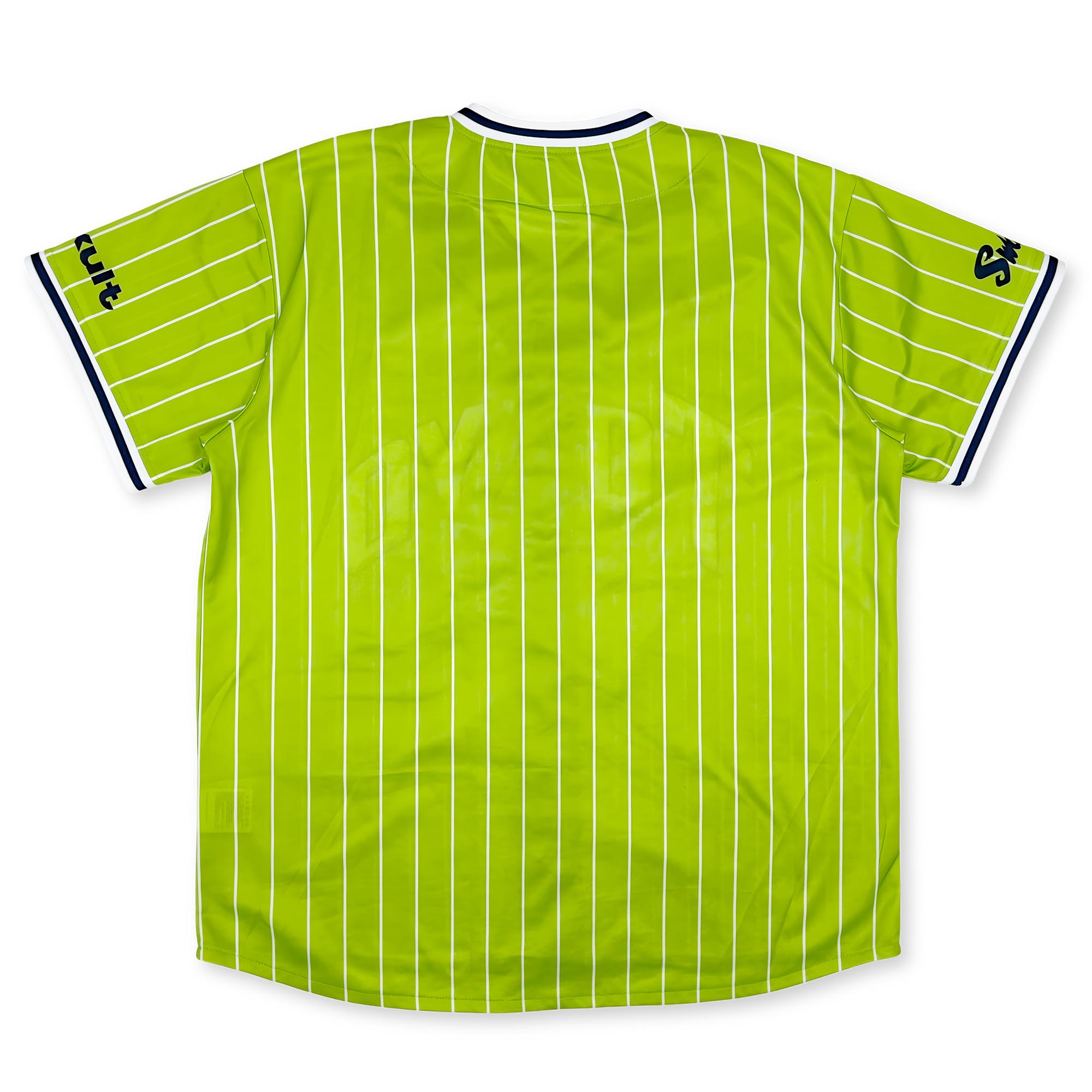 New Majestic Japan NPB Tokyo Yakult Swallows Baseball Jersey Green