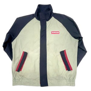 Ny Äkta Retro Jdm Japan Eneos Oljebränsle Sommarjacka Blå