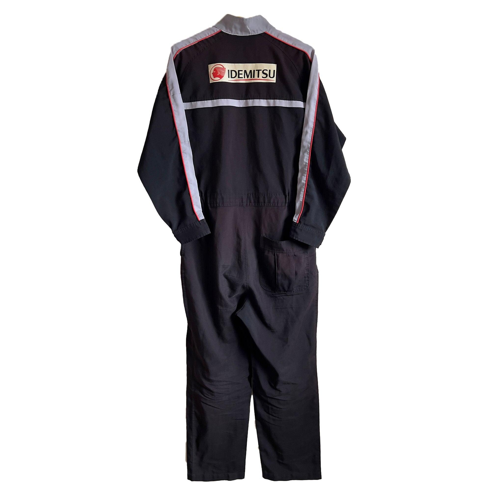 Retro JDM Japan Idemitsu Oil Mechanic Summer Coveralls Retro JDM Japan Idemitsu Oil Mechanic Summer Coveralls