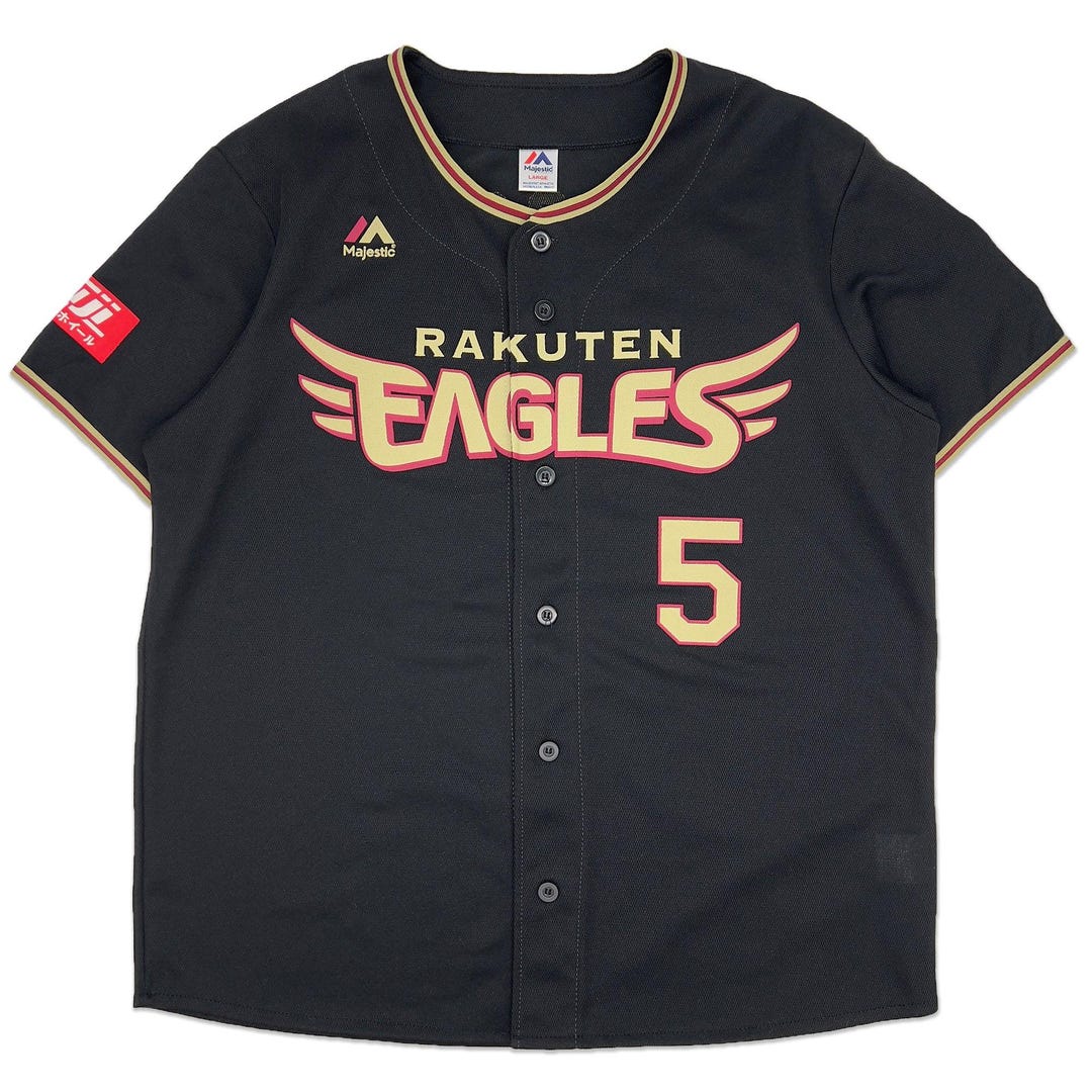 New Majestic Japan Baseball Tohoku Rakuten Eagles Eigoro Mogi
