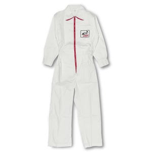 New Womens Showa 1970s JDM Japan Yamaha Champion Tsunagi Coveralls White