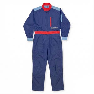 New Retro JDM Japan Nisseki Auto Mechanic Jumpsuit Coveralls Tsunagi Blue