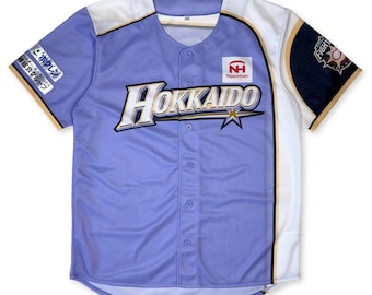 Hokkaido Nippon Ham Fighters #18 Saitoh Baseball Jersey Large Size