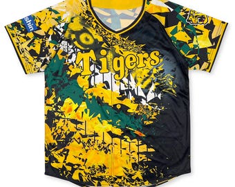 Official Mizuno Japan Hanshin Tigers Ultra Summer Baseball Jersey 2022