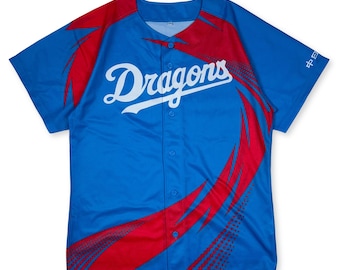 Chunichi Dragons Japanese Baseball Supporters Jersey Small Size - Etsy