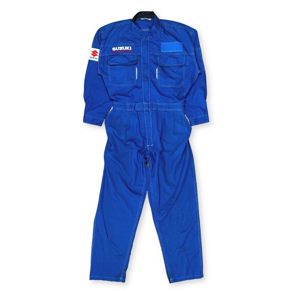 ✝️japanvintageclothing coveralls✝️ JDM Retro Suzuki Technical Staff All Weather Mechanic