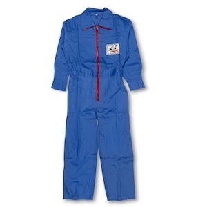 New Womens Showa 1970s JDM Japan Yamaha Champion Tsunagi Coveralls Blue