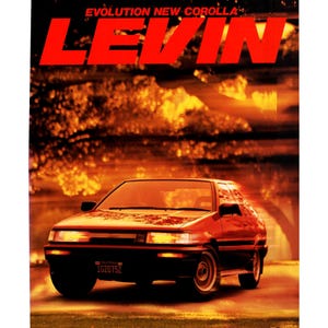 Vintage JDM Japan Toyota Levin Corolla 4AGE AE86 Catalog Brochure 1985