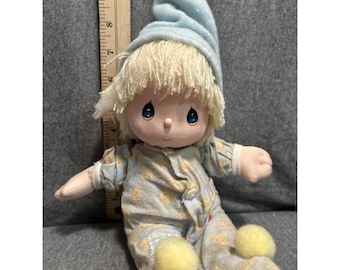 VTG 1985 Precious Moments Last Forever Frankie Doll Heaven Bless Us Music Plays